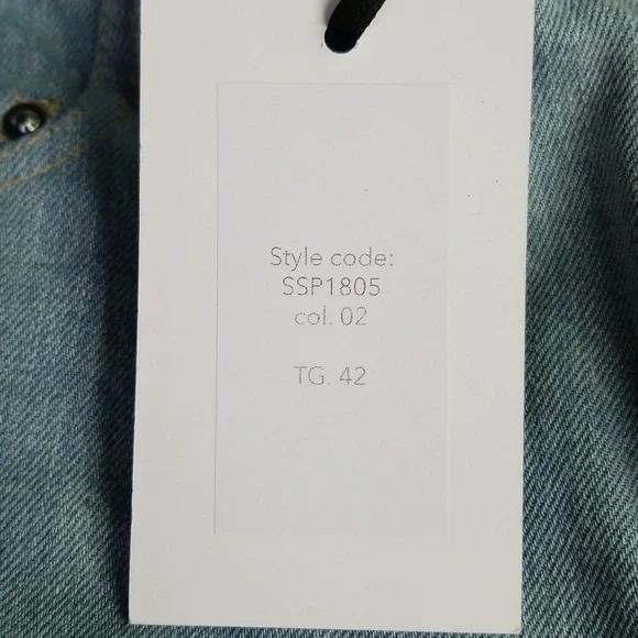 NWT Act n°1 denim jeans with skirt, made in Italy, size 6 - Picture 4 of 12